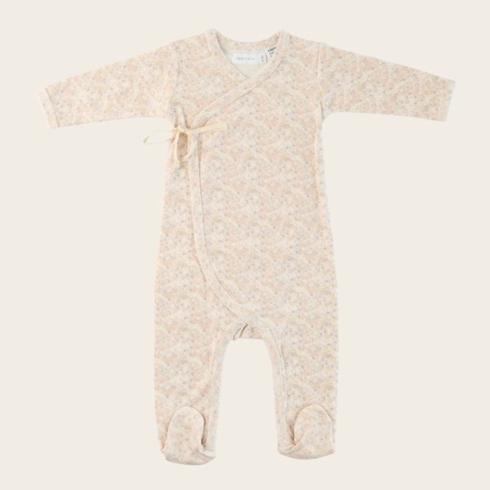Jamie Kay Organic Cotton Wrap Onepiece - Forget Me Knot